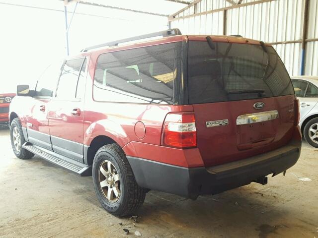 1FMFK15557LA42280 - 2007 FORD EXPEDITION RED photo 3