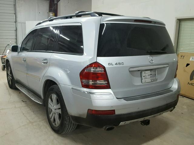 4JGBF71E98A361092 - 2008 MERCEDES-BENZ GL 450 4MA GRAY photo 3