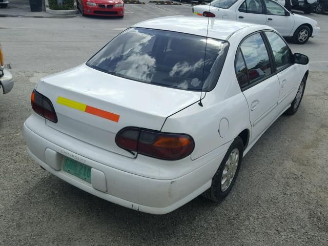 1G1ND52T9X6203466 - 1999 CHEVROLET MALIBU WHITE photo 4