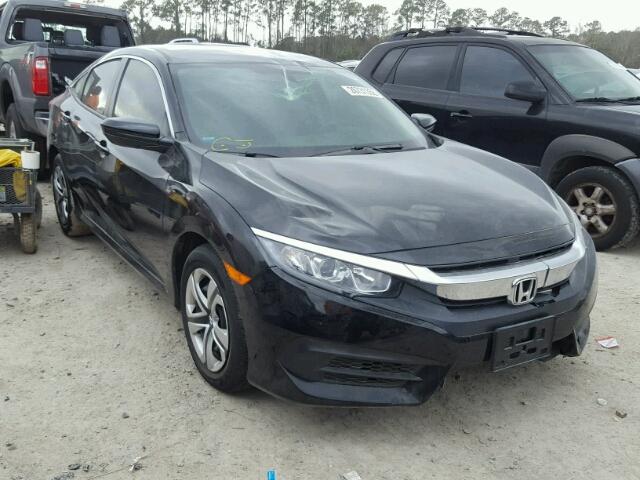 19XFC2F51HE017361 - 2017 HONDA CIVIC LX BLACK photo 1