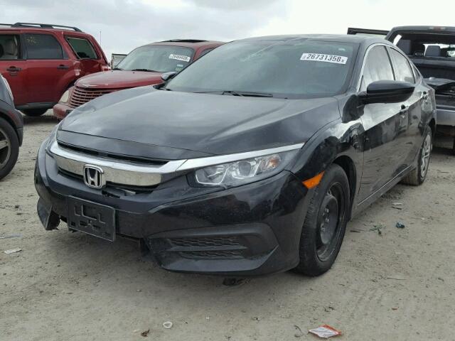 19XFC2F51HE017361 - 2017 HONDA CIVIC LX BLACK photo 2