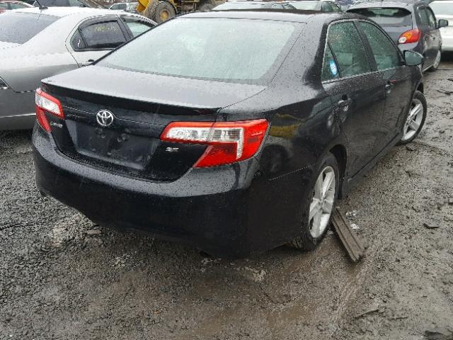 4T1BF1FK1EU749004 - 2014 TOYOTA CAMRY L BLACK photo 4