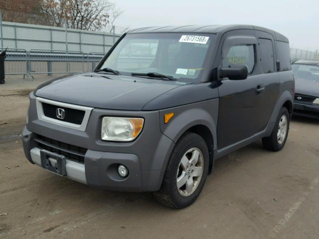 5J6YH28583L009694 - 2003 HONDA ELEMENT EX BLACK photo 2