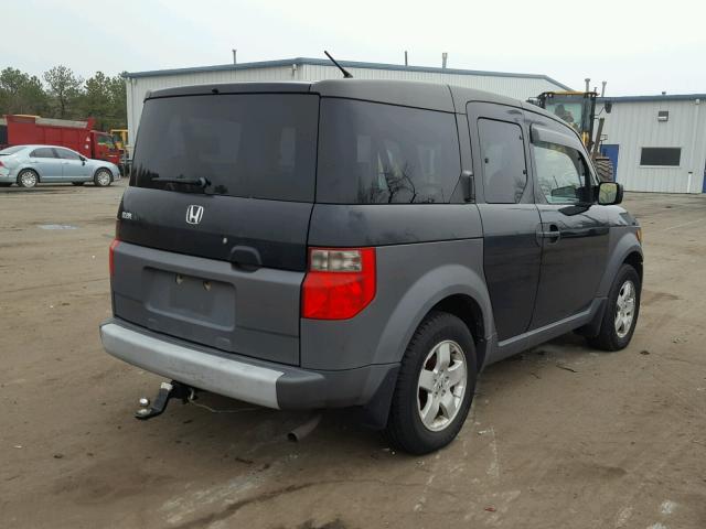 5J6YH28583L009694 - 2003 HONDA ELEMENT EX BLACK photo 4