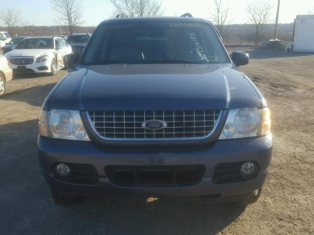 1FMZU73K34UA30606 - 2004 FORD EXPLORER X BLUE photo 9