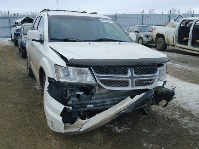 3C4PDCAB4DT507769 - 2013 DODGE JOURNEY SE WHITE photo 1