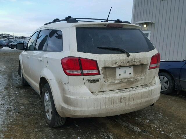 3C4PDCAB4DT507769 - 2013 DODGE JOURNEY SE WHITE photo 3