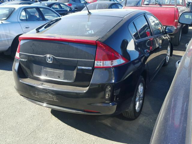 JHMZE2H79BS003796 - 2011 HONDA INSIGHT EX BLACK photo 4