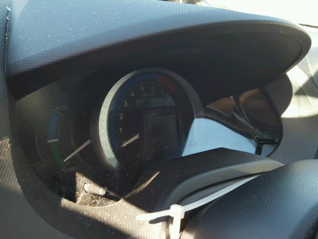 JHMZE2H79BS003796 - 2011 HONDA INSIGHT EX BLACK photo 8