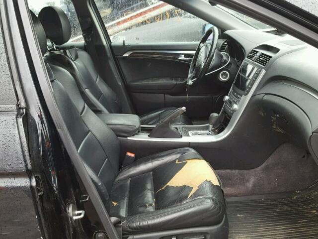 19UUA66248A021600 - 2008 ACURA TL BLACK photo 5