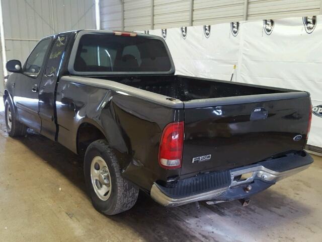 1FTRX17W2XNA72737 - 1999 FORD F150 BLACK photo 3