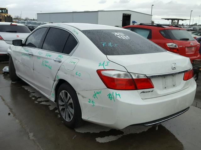 1HGCR2F39FA216367 - 2015 HONDA ACCORD LX WHITE photo 3