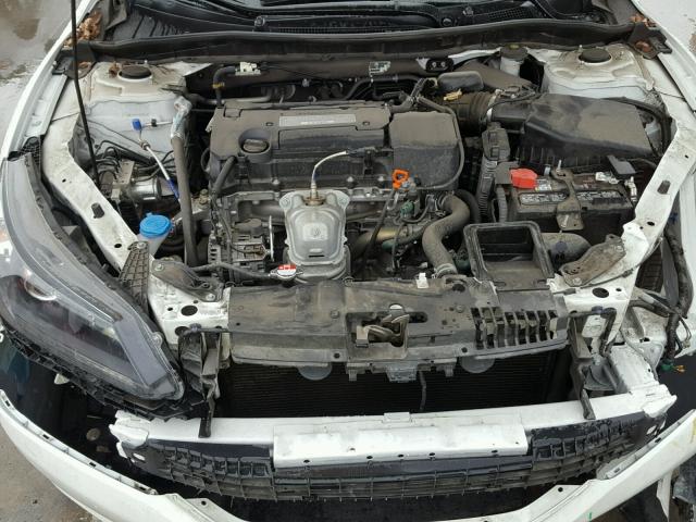 1HGCR2F39FA216367 - 2015 HONDA ACCORD LX WHITE photo 7