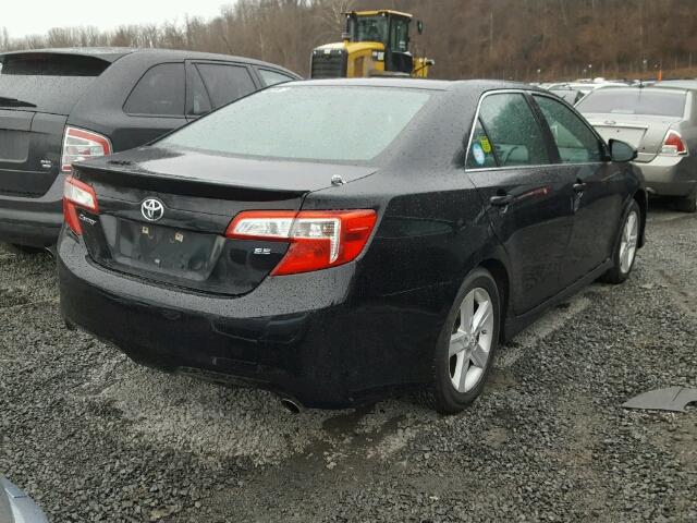 4T1BF1FK2EU342499 - 2014 TOYOTA CAMRY L BLACK photo 4