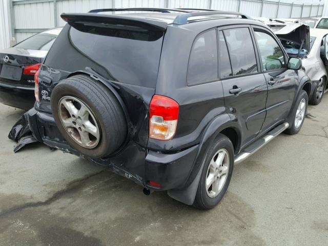 JTEHH20V636074510 - 2003 TOYOTA RAV4 BLACK photo 4