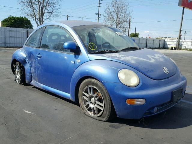 3VWCC21C5XM419801 - 1999 VOLKSWAGEN NEW BEETLE BLUE photo 1