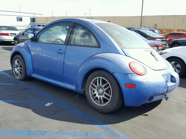 3VWCC21C5XM419801 - 1999 VOLKSWAGEN NEW BEETLE BLUE photo 3