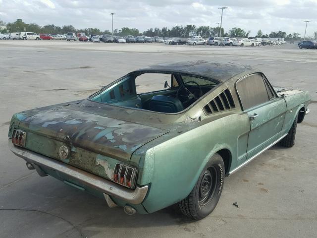 6T09T158279 - 1966 FORD MUSTANG TURQUOISE photo 4