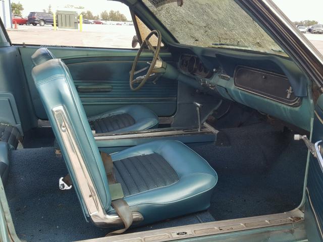 6T09T158279 - 1966 FORD MUSTANG TURQUOISE photo 5