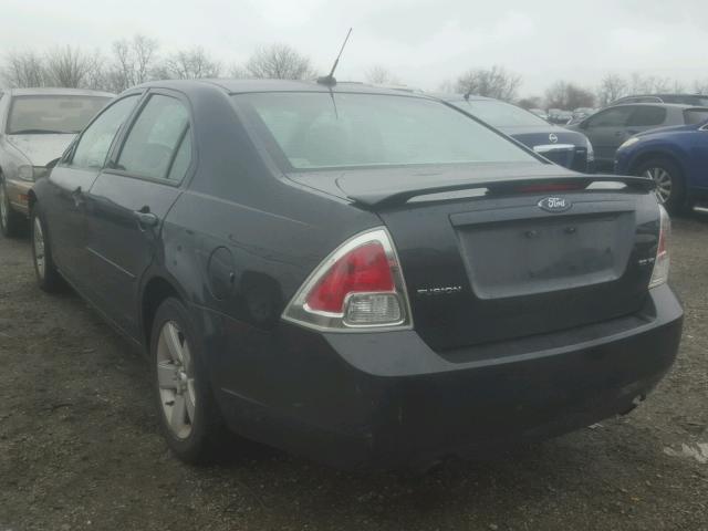 3FAHP07167R145444 - 2007 FORD FUSION SE BLACK photo 3