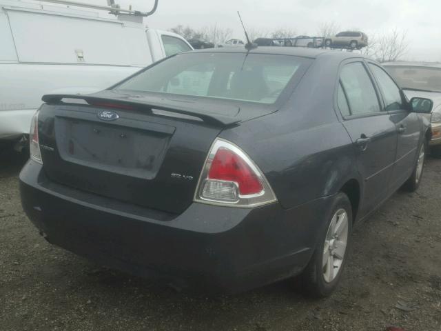 3FAHP07167R145444 - 2007 FORD FUSION SE BLACK photo 4