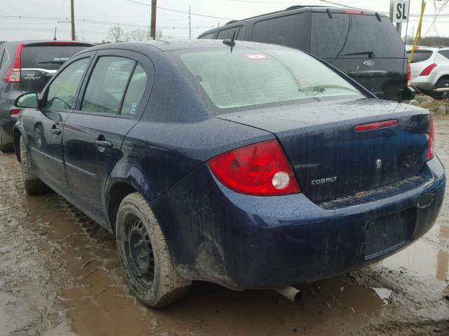 1G1AB5F51A7113665 - 2010 CHEVROLET COBALT LS BLUE photo 3