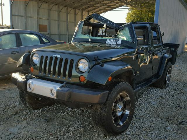 1J4BA5H18AL175476 - 2010 JEEP WRANGLER U GREEN photo 2