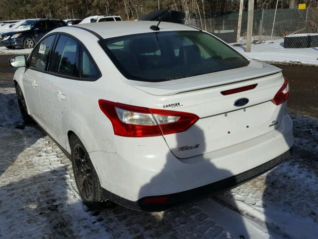 1FADP3F29EL131561 - 2014 FORD FOCUS SE WHITE photo 3