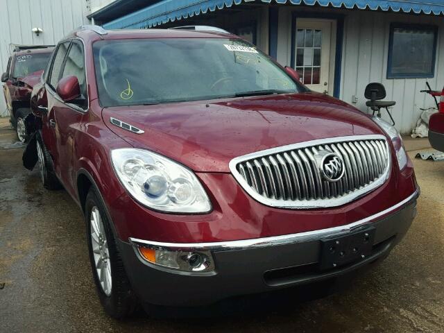 5GAKVBED1BJ213541 - 2011 BUICK ENCLAVE CX MAROON photo 1