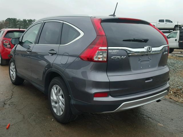 2HKRM4H75GH658818 - 2016 HONDA CR-V EXL GRAY photo 3