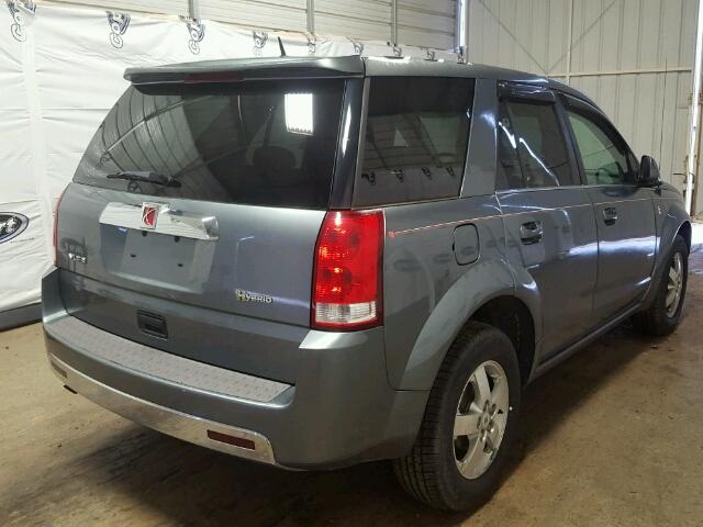 5GZCZ33Z67S829456 - 2007 SATURN VUE HYBRID GRAY photo 4