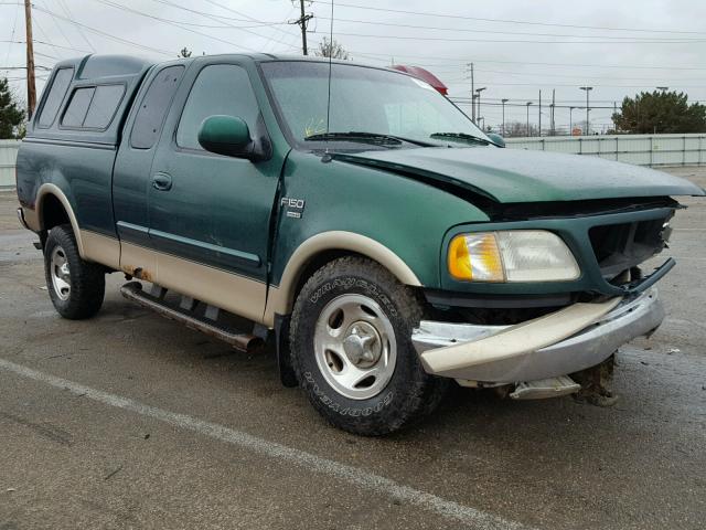 1FTRX18L0XNB69441 - 1999 FORD F150 GREEN photo 1