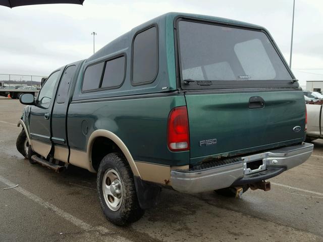 1FTRX18L0XNB69441 - 1999 FORD F150 GREEN photo 3