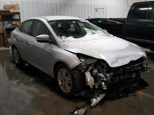 1FAHP3H28CL252593 - 2012 FORD FOCUS SEL SILVER photo 1