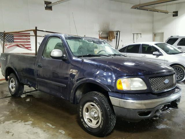 2FTRF18W33CA14167 - 2003 FORD F150 BLUE photo 1