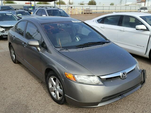 1HGFA16858L061365 - 2008 HONDA CIVIC EX GRAY photo 1