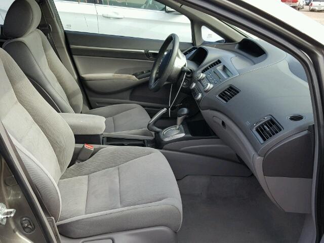 1HGFA16858L061365 - 2008 HONDA CIVIC EX ნაცრისფერი ფოტო 5