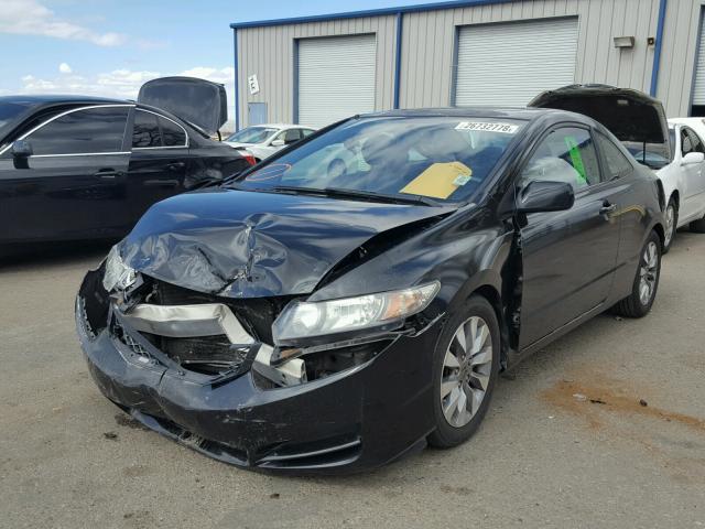 2HGFG12979H505969 - 2009 HONDA CIVIC EXL BLACK photo 2