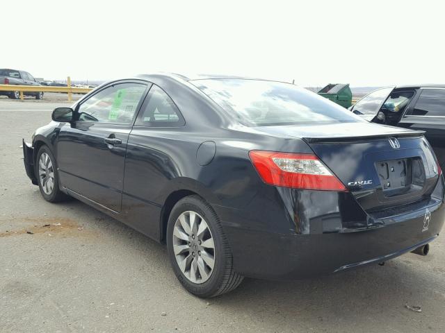 2HGFG12979H505969 - 2009 HONDA CIVIC EXL BLACK photo 3