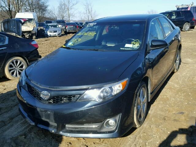 4T1BF1FK0EU310957 - 2014 TOYOTA CAMRY L CHARCOAL photo 2