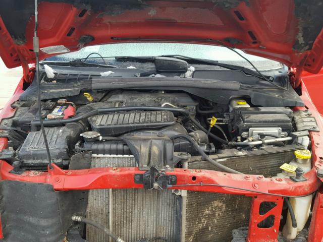 1D4HB48D54F231624 - 2004 DODGE DURANGO SL RED photo 7