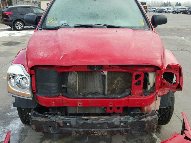 1D4HB48D54F231624 - 2004 DODGE DURANGO SL RED photo 9