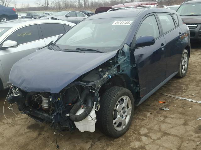 5Y2SM67069Z445776 - 2009 PONTIAC VIBE BLUE photo 2