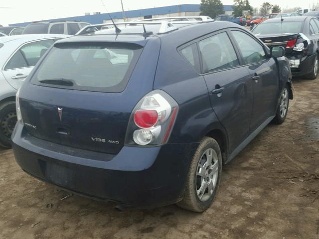 5Y2SM67069Z445776 - 2009 PONTIAC VIBE BLUE photo 4