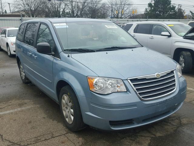 2A8HR44E39R647137 - 2009 CHRYSLER TOWN & COU TEAL photo 1