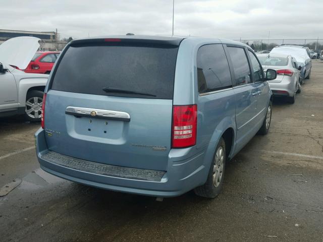 2A8HR44E39R647137 - 2009 CHRYSLER TOWN & COU TEAL photo 4