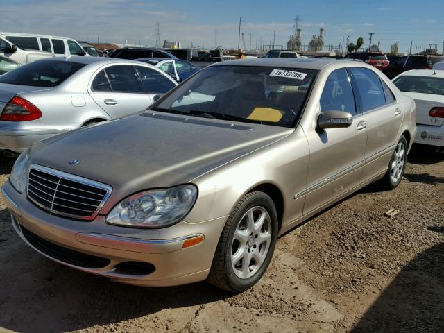 WDBNG83J83A382747 - 2003 MERCEDES-BENZ S 430 4MAT GOLD photo 2