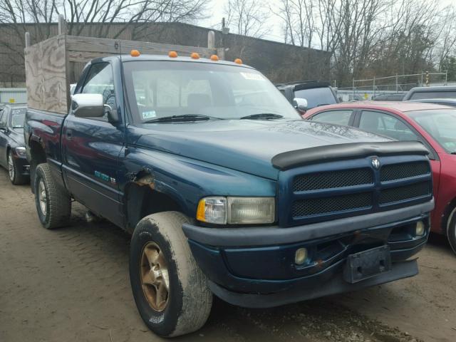 1B7HF16Y6VJ539051 - 1997 DODGE RAM 1500 GREEN photo 1