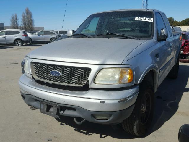 1FTRX18L81NB72692 - 2001 FORD F150 SILVER photo 2