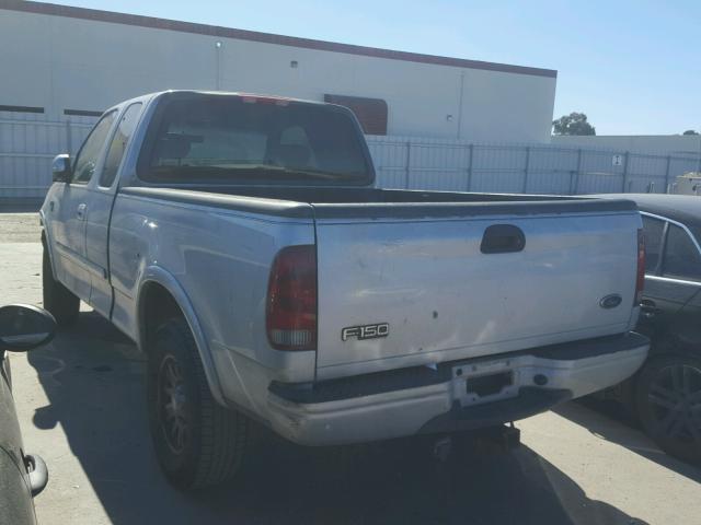 1FTRX18L81NB72692 - 2001 FORD F150 SILVER photo 3